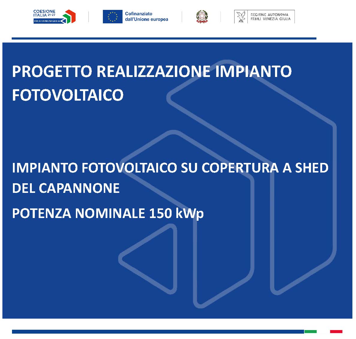 Progetto realizzazione impianto fotovolt